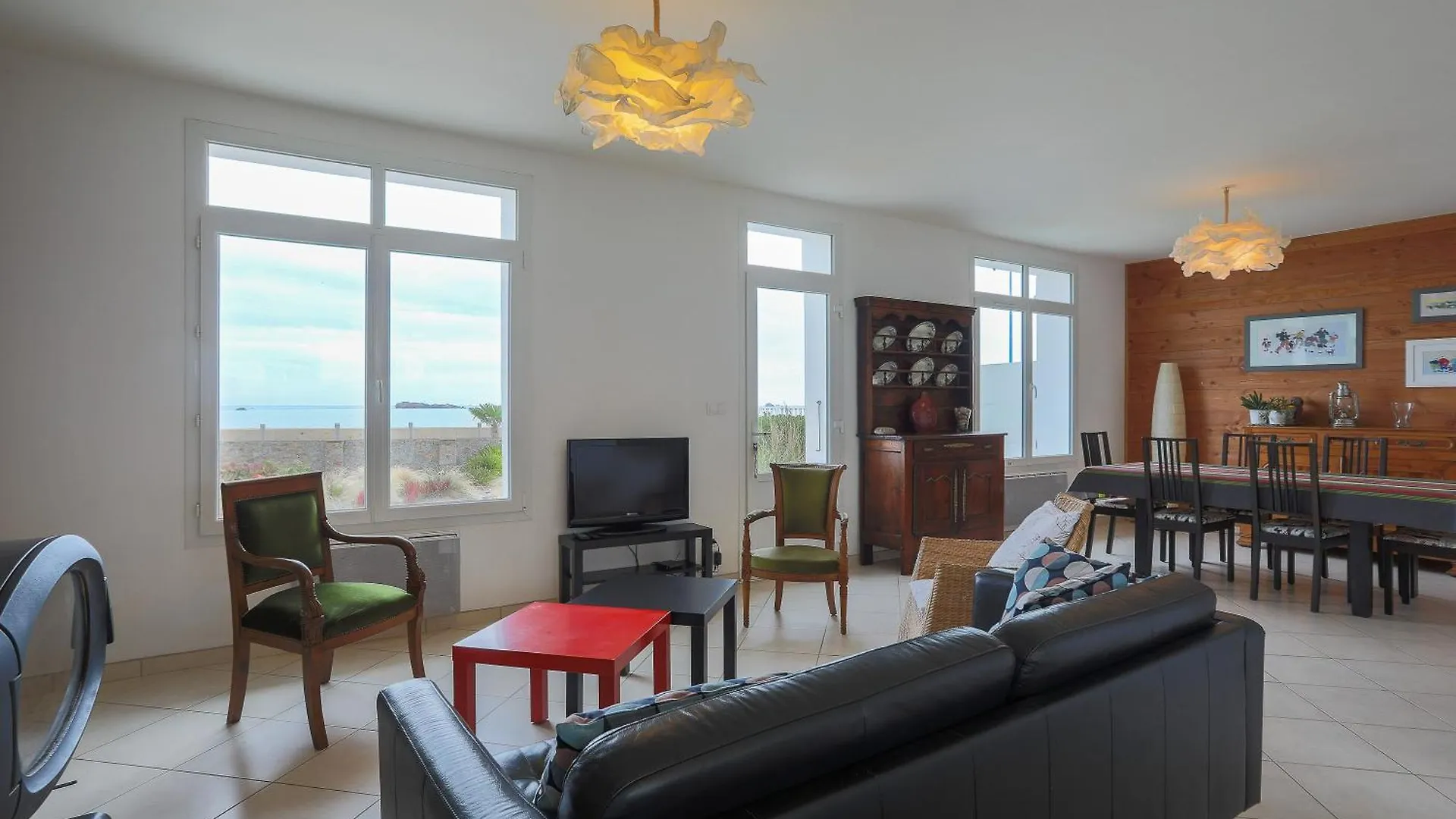 Feriehus Maison Face Mer Acces Direct Plage Plougasnou Frankrig